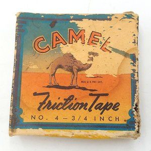 Vintage Camel Friction Tape Advertising Muskogee